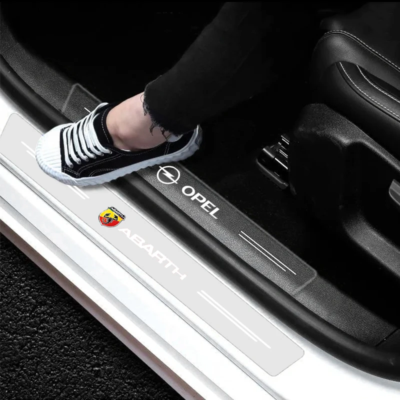 

4Pcs Car Threshold Transparent Protection Sticker For Hyundai Santa Fe Sonata Solaris Azera Creta I30 Ix25 IX35 Tucson Car Goods