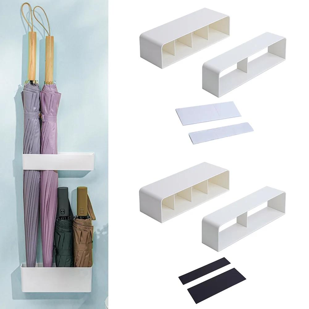 2 шт. 4 отверстия настенный зонтик стеллаж для хранения Творческий клей стенка