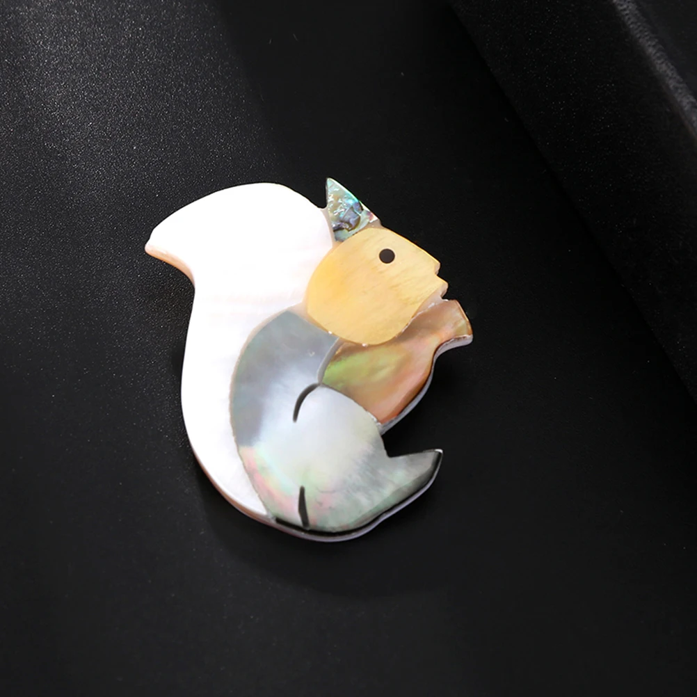1 шт. брошь стильные булавки креативная Брошь Мода нагрудник значки в форме белки