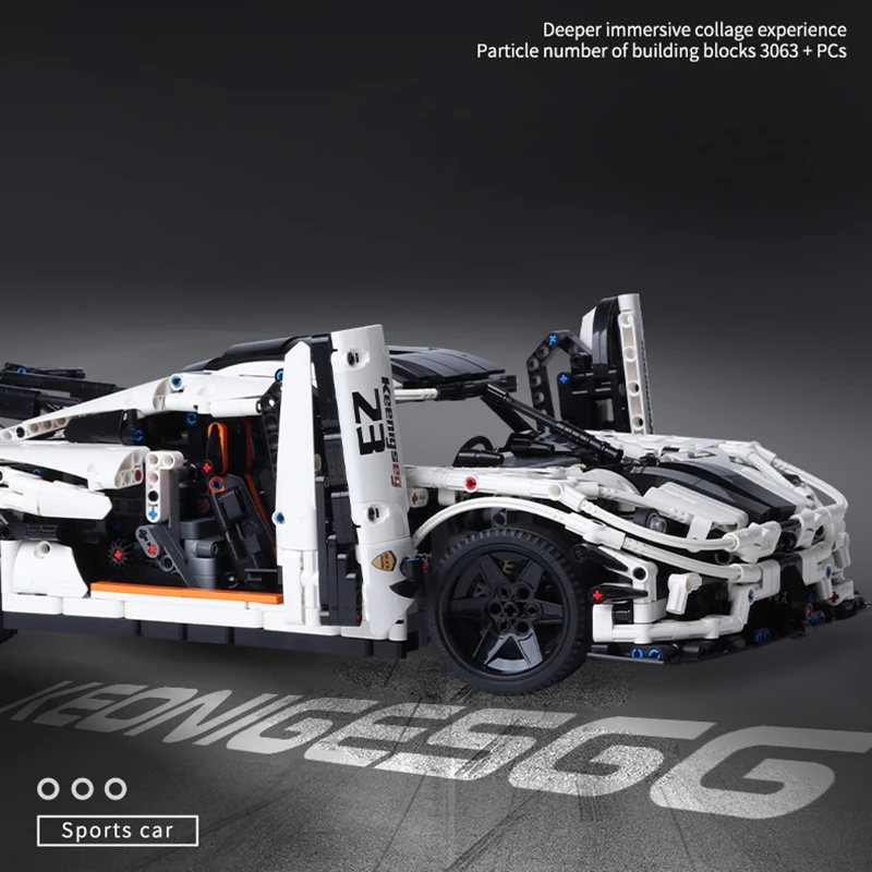 23002 Koenigseg One technic Супер гоночный автомобиль модель совместимая MOC 4789 lepinbricks lepinblocks