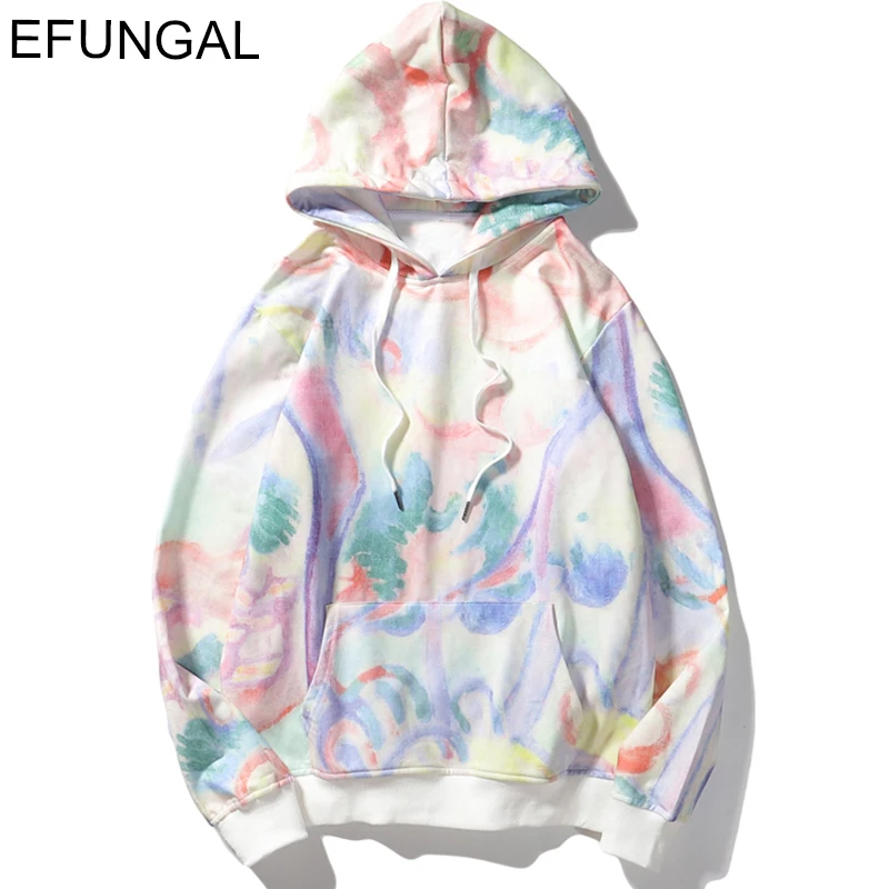 Мужская Флисовая Толстовка с капюшоном в стиле хип хоп|Мужские толстовки и