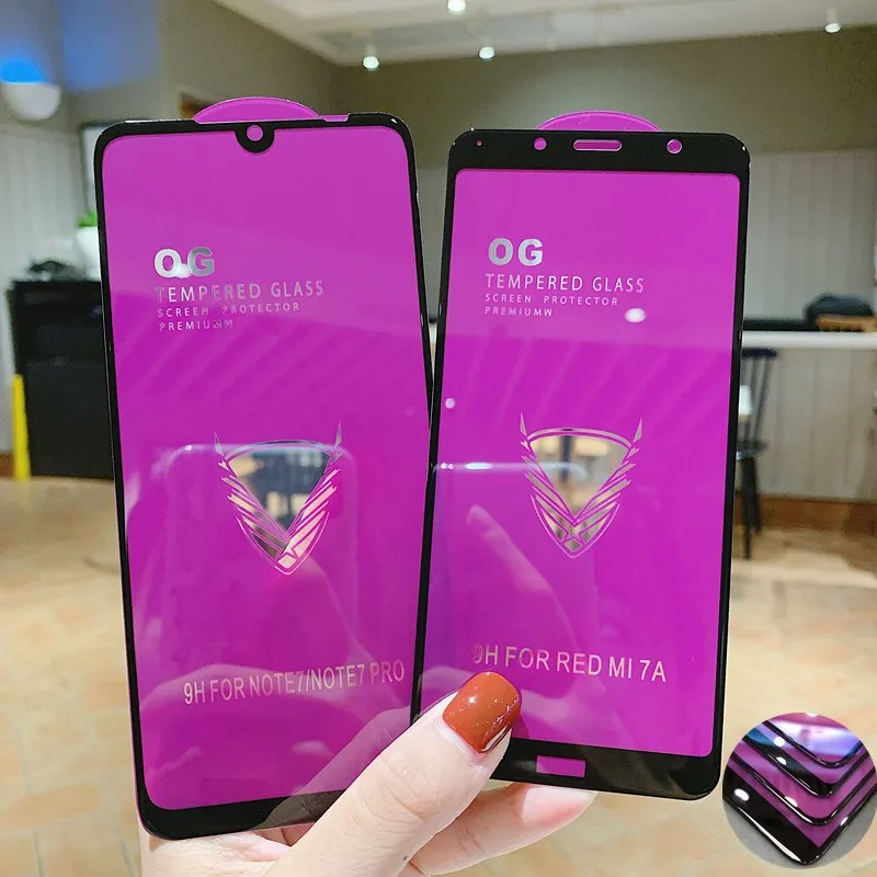 Большой кривой Защитная пленка для экрана из закаленного стекла Xiaomi Redmi