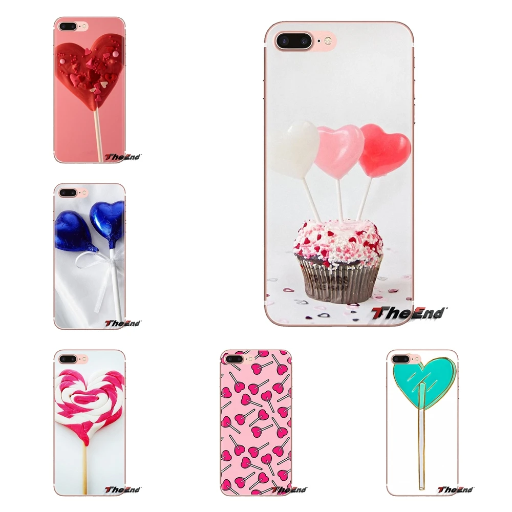 Прозрачные чехлы из ТПУ с милым розовым сердцем Леденцы арт для Huawei Honor 5A lyo-l21 Y6 II