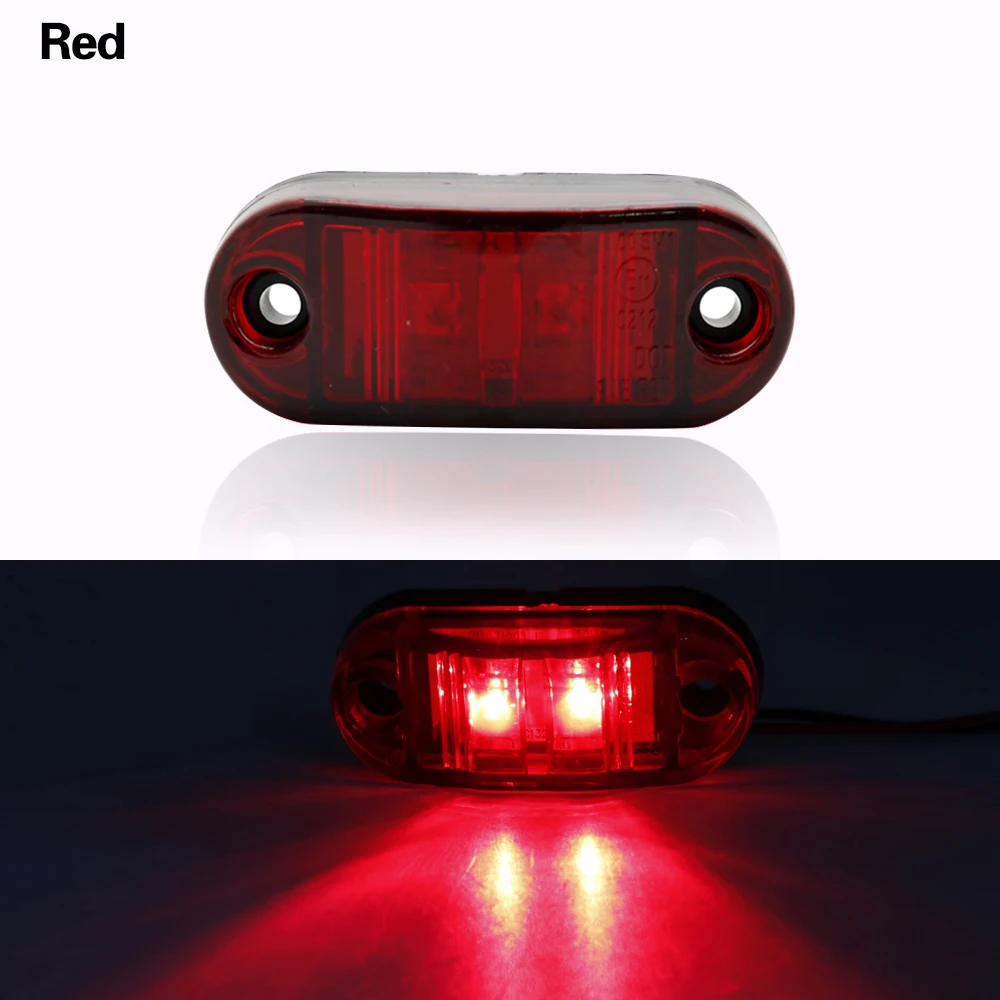 2 шт. 12 В светодиодные боковые габаритные фонари автомобильные Внешние огни
