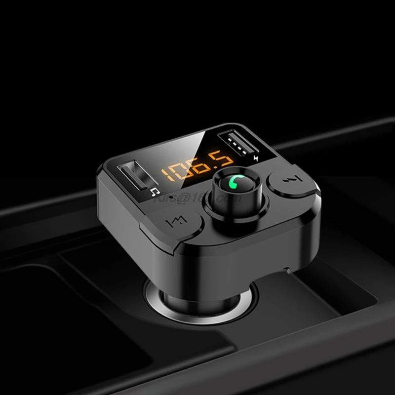 1 шт. двойная планшетория с FM-передатчиком беспроводной Bluetooth-совместимый