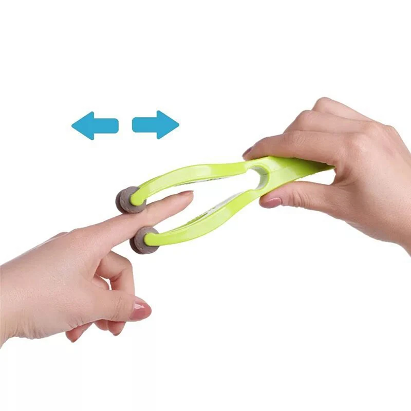 

2 in 1 Handheld Anti Cellulite Body Massage Roller Ball Hand Finger Foot Toe Joint Massager Roll Muscle Relax Massage Tool