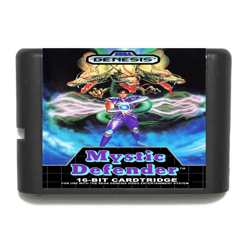 16 битная игровая карта MD Mystic Defender для Sega Mega Drive Genesis|Картриджи| |