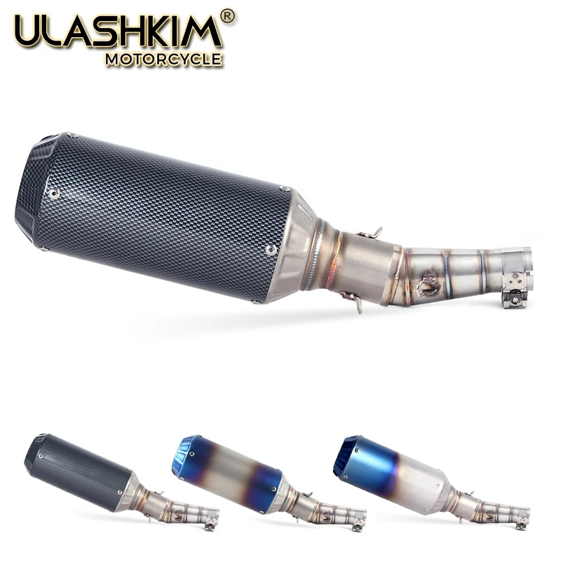 

Выхлопная контактная средняя труба мотоцикла для Kawasaki Z250 2008-2015 Ninja 300 2013-2016 Ninja 250R 2008-2016