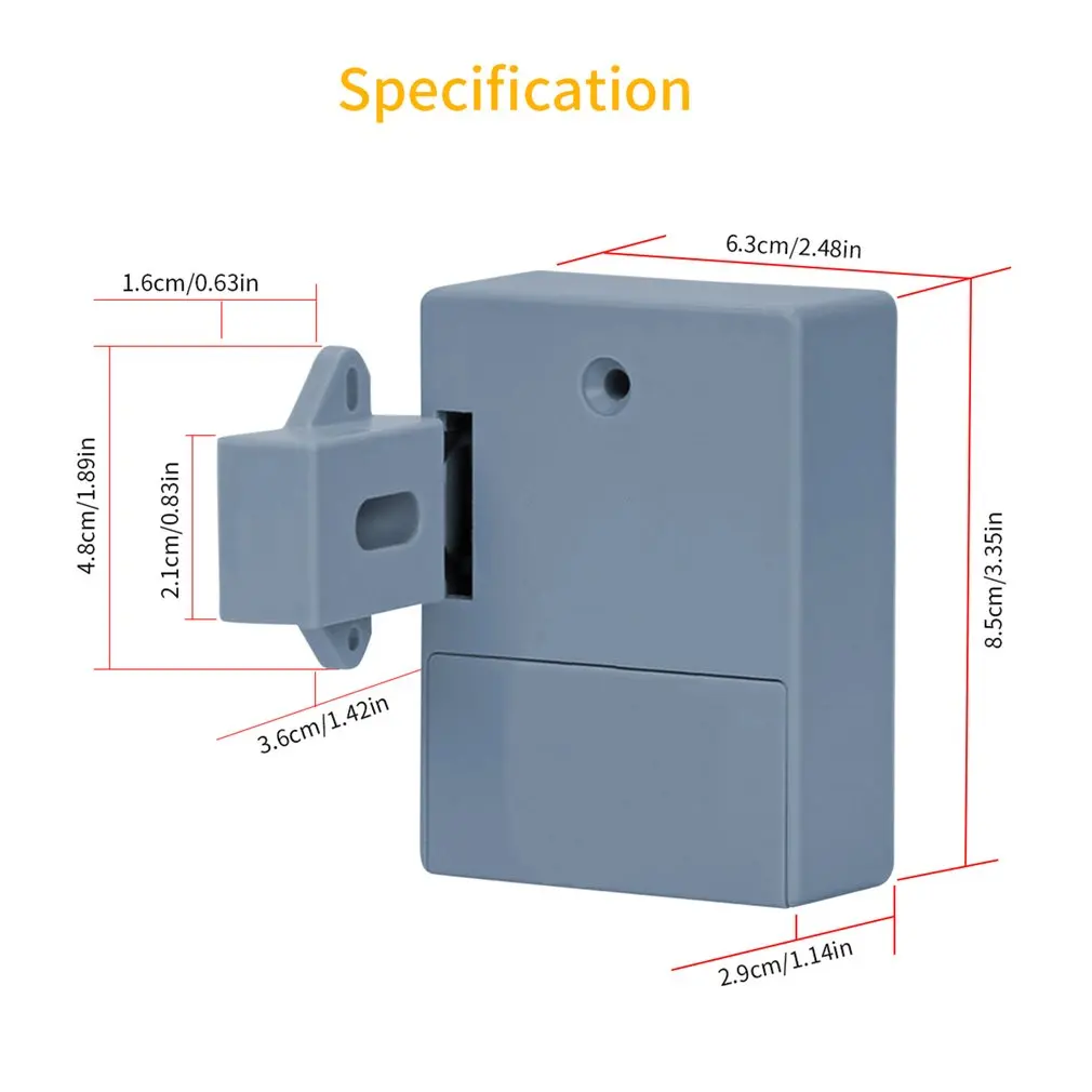 

T3ID Card Magnetic Card Induction Smart Lock Sticky File Cabinet Wardrobe Shoe Mailbox Door Drawer Smart Lock