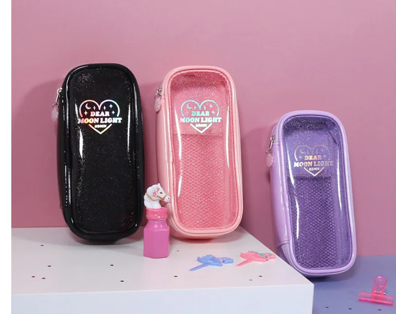 

Storage bag Jelly large capacity makeup bag stationery bag travel waterproof bag pen bag