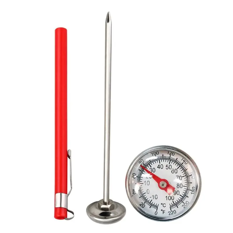 

Stainless Steel Soil Thermometer 127mm Stem Read Dial Display 0-100 Degrees Celsius Range For Ground Compost Suppiles