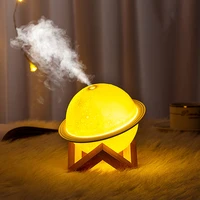 200ml ultrasonic moon air humidifier aroma essential oil diffuser for home car usb fogger mist maker with led night light lamp