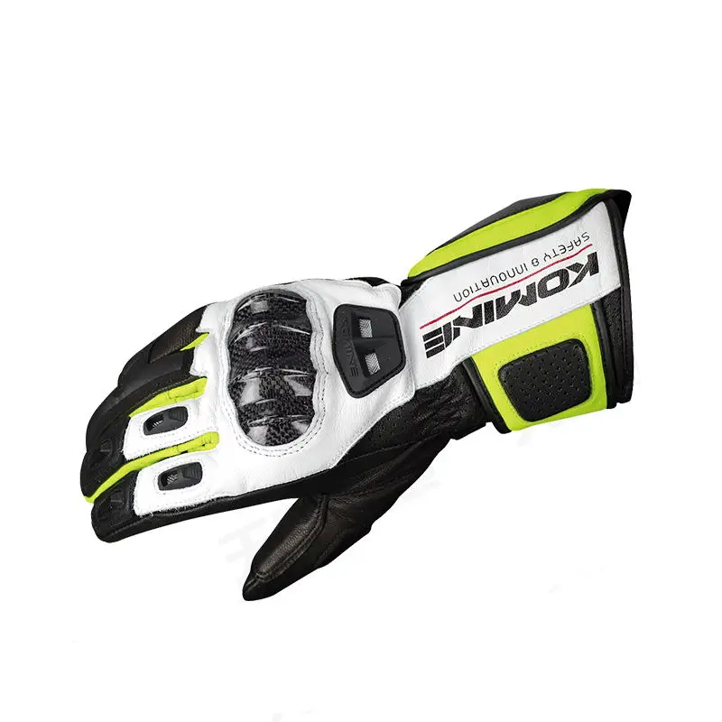 Komine GK 198 перчатка с сенсорным экраном для скутера мотоцикла черные длинные
