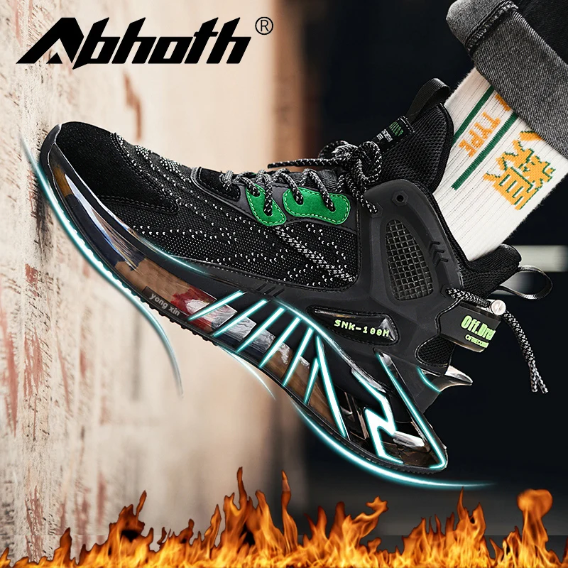 

Abhoth Men's Fashion Sneakers Plus Velvet Warm High-top Cotton Shoes Breathable Wear-resistant Basketball Shoes Men's Shoes