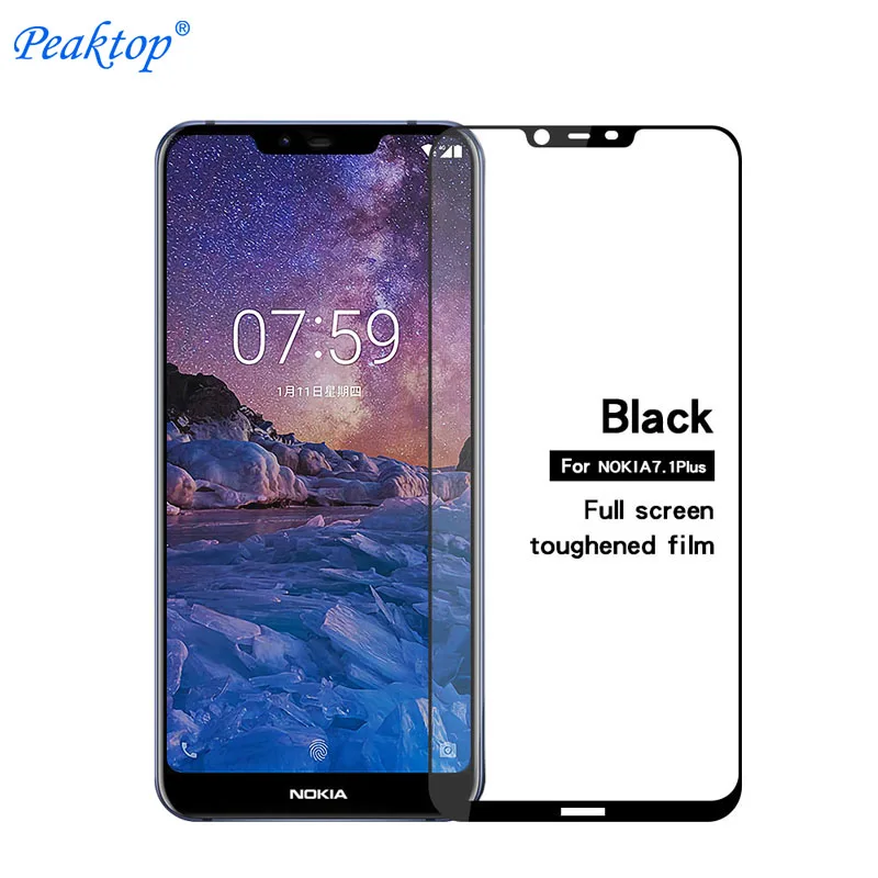 Для Nokia X7 7 1 Plus закаленное стекло MOFi 9H защитная пленка для защита экрана |
