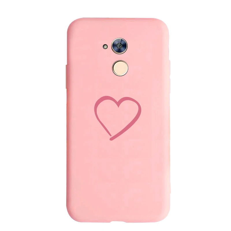 love 2 pink case Мягкий силиконовый чехол IZYEKY для huawei P30 P20 P10 Lite Plus P8 P9 Lite mate 10 mate 20 Lite P Smart Забавный чехол - Цвет: love 2 pink case