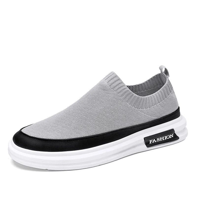 

2021 Summer Autumn New Japanese Style Men's Vulcanize Shoes Flat Light Slip-on Shallow Mesh Casual Shoes Breathable for Sport
