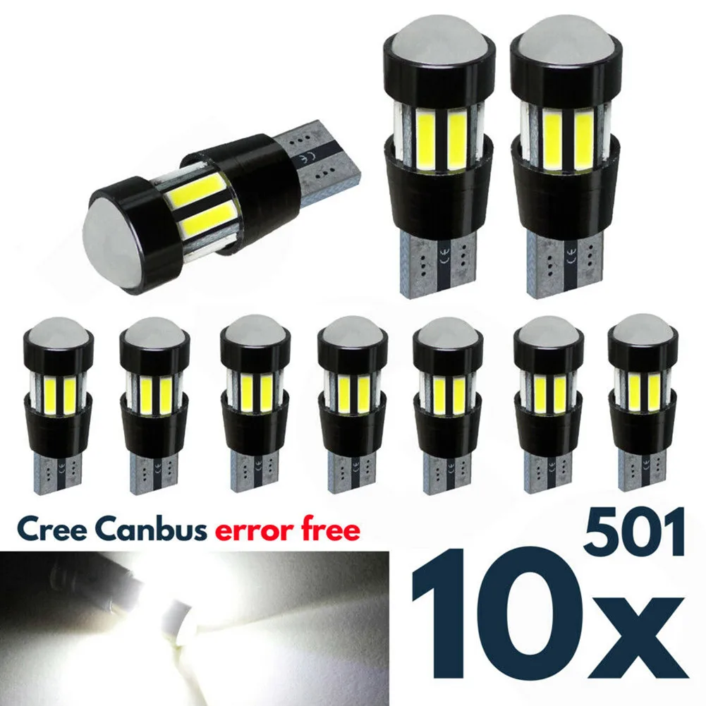 

168 Bulbs White 194 2.16W 35mm Canbus Error Free Interiors License Plates