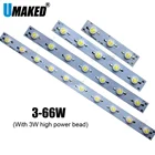 Светодиодная печатная плата мощностью 3-66 Вт, сварная, для светодиодного освещения