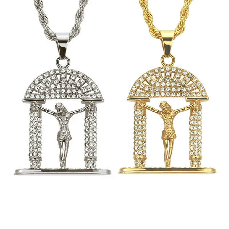 Модный подарок в стиле хип-хоп христианское религиозное ювелирное ожерелье с