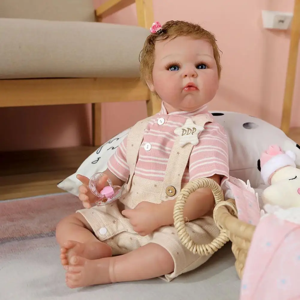 

20 Inches Lifelike Baby Silicone Rebirth Baby Simulation Baby Model Best Playmate Gifts For Children Women I8h5