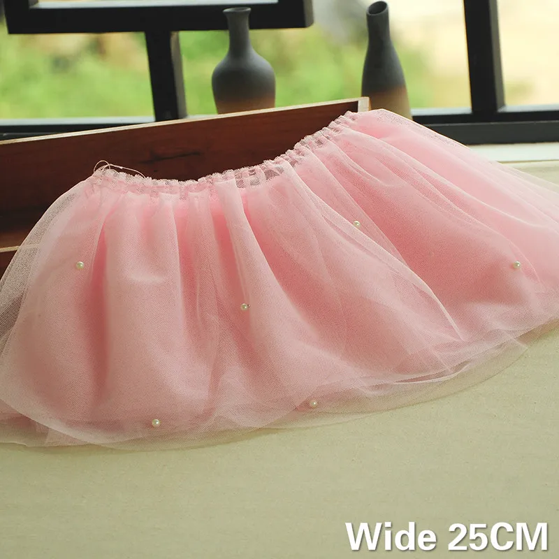 Роскошная двухслойная фатиновая 3d кружевная ткань шириной 25 см украшенная