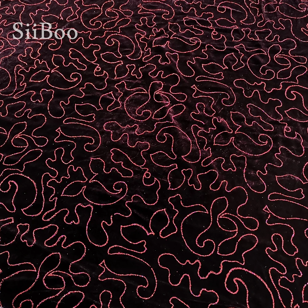 Американский осенний роскошный стиль Красный Фиолетовый Бронзовый