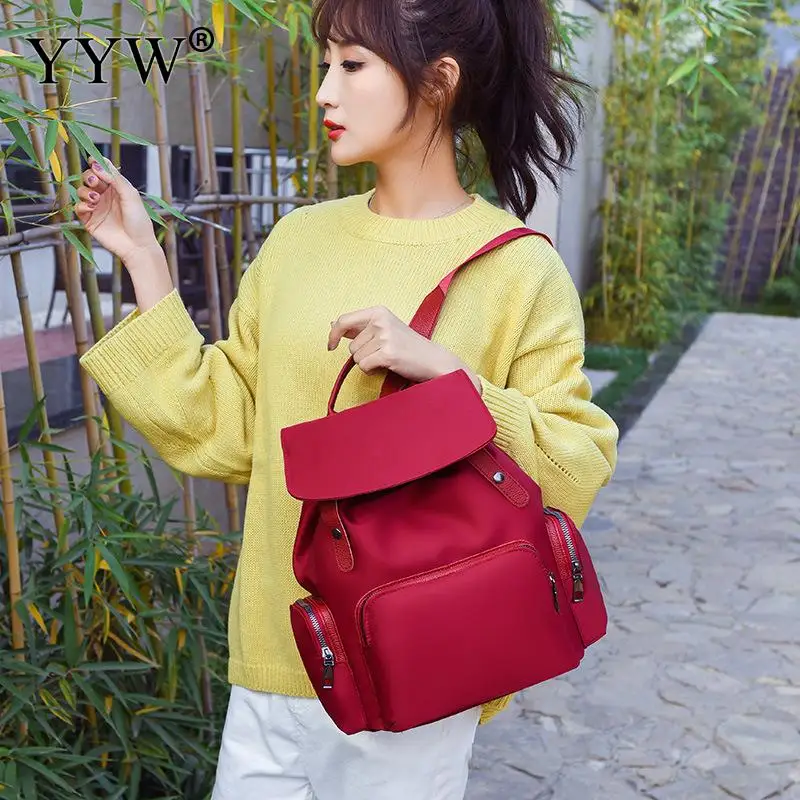 

2021 Women Backpacks Bags Women Brand Travel Large Backpack Red Backpacks for Ladies Women Oxford Handbags 2021 New Shoulder Bag