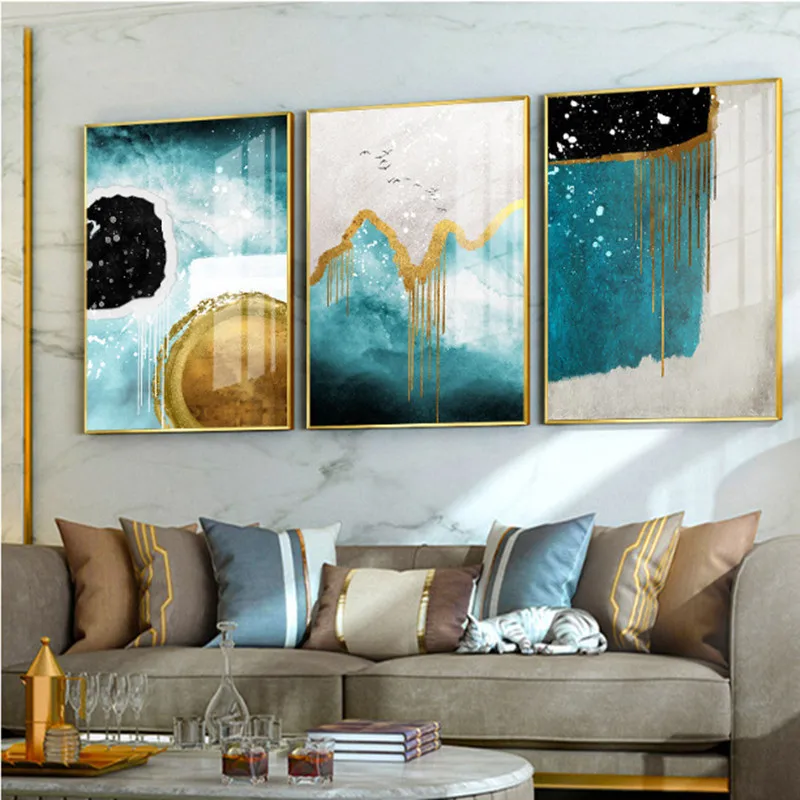 

Living Room Decoration Painting Modern Poster Printing Minimalist Murals Abstract Porch Hanging Picture Sofa Background Wall Art