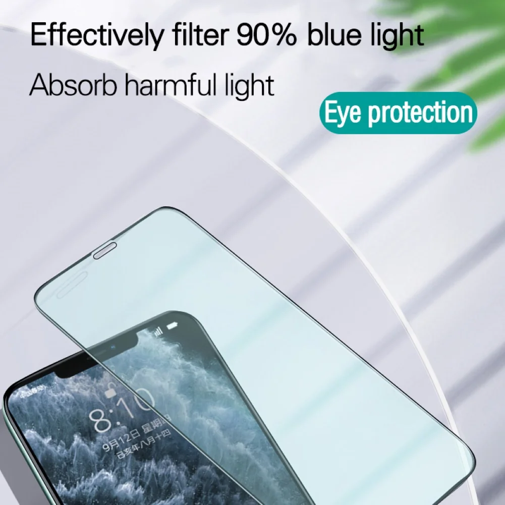 Защитная пленка из закаленного стекла с защитой от синего излучения для iPhone 8 Plus 11