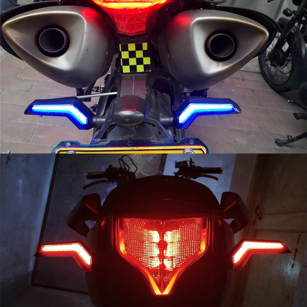 

Spirit Beast Motorcycle LED Turn Signal Lights Blinker Indicators 12V Motocross Flasher Lamp For fz6 xj6 z900 ltz 400 mt09 er6n