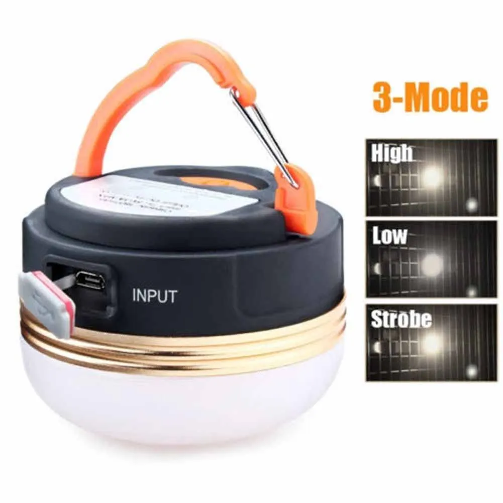

Camping Lights Charging 5 LED Outdoor Tents Light Emergency Flashlight For Mobile Phone Charging Treasure with Magnet Durable