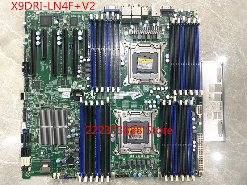 

High-quality X9DRI-LN4F + server bidirectional X79 motherboard supports V2 CPU C602 chip in 2011 will be tested before shipment