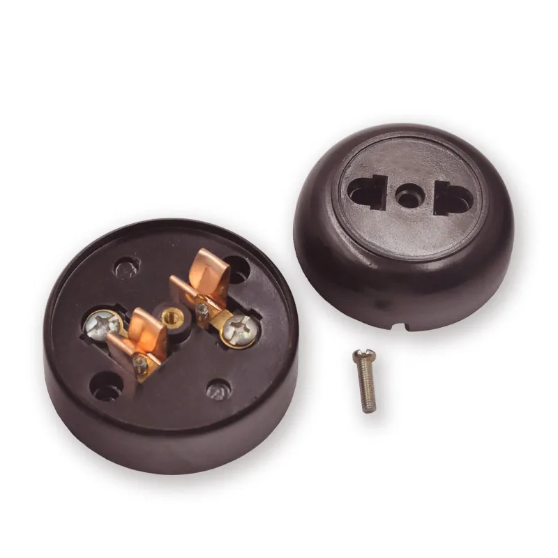 20 шт. электрические розетки с двумя отверстиями 10 А 250 В|bakelite|bakelite socket |