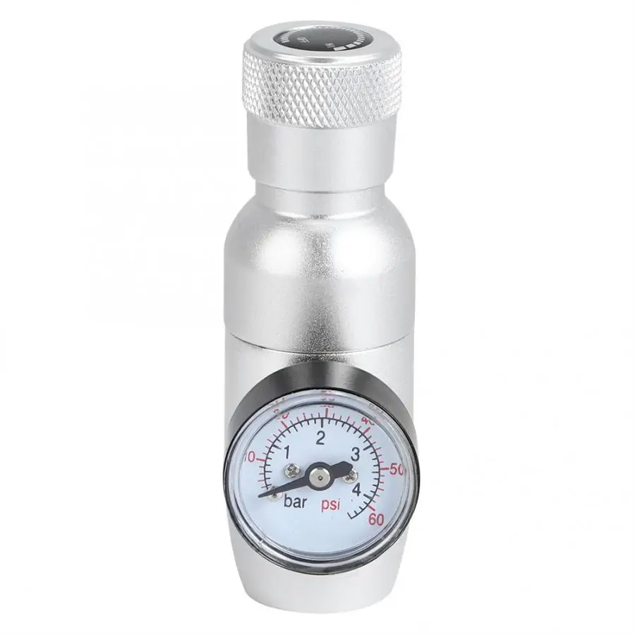 Мини Регулятор давления газа CO2 редукционный клапан зарядное устройство адаптер