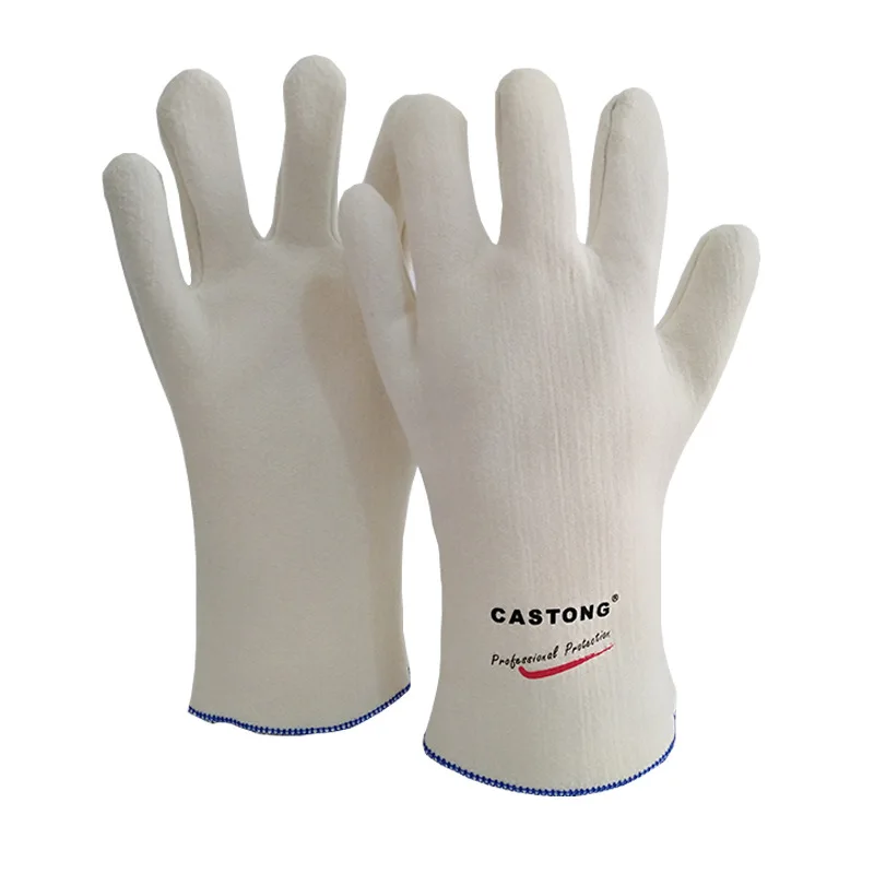 

Microwave Oven Gloves Aramid Gloves Heat Resistant Fire Insulation Non-slip Baking Thickening Gloves