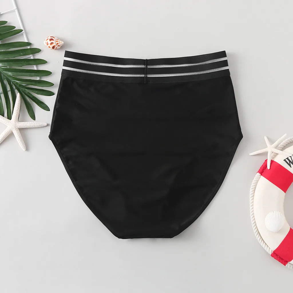 Сексуальное бикини Tong женская одежда для плавания с высокой талией штаны