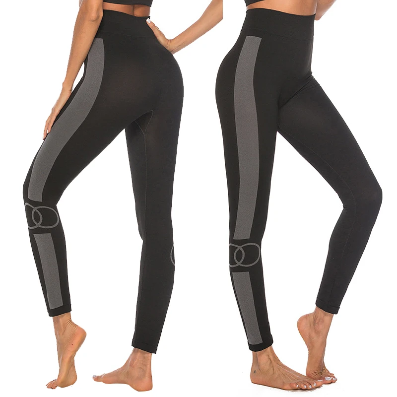 Женские Компрессионные Леггинсы с высокой талией спортивные брюки GDD99|Легинсы| |