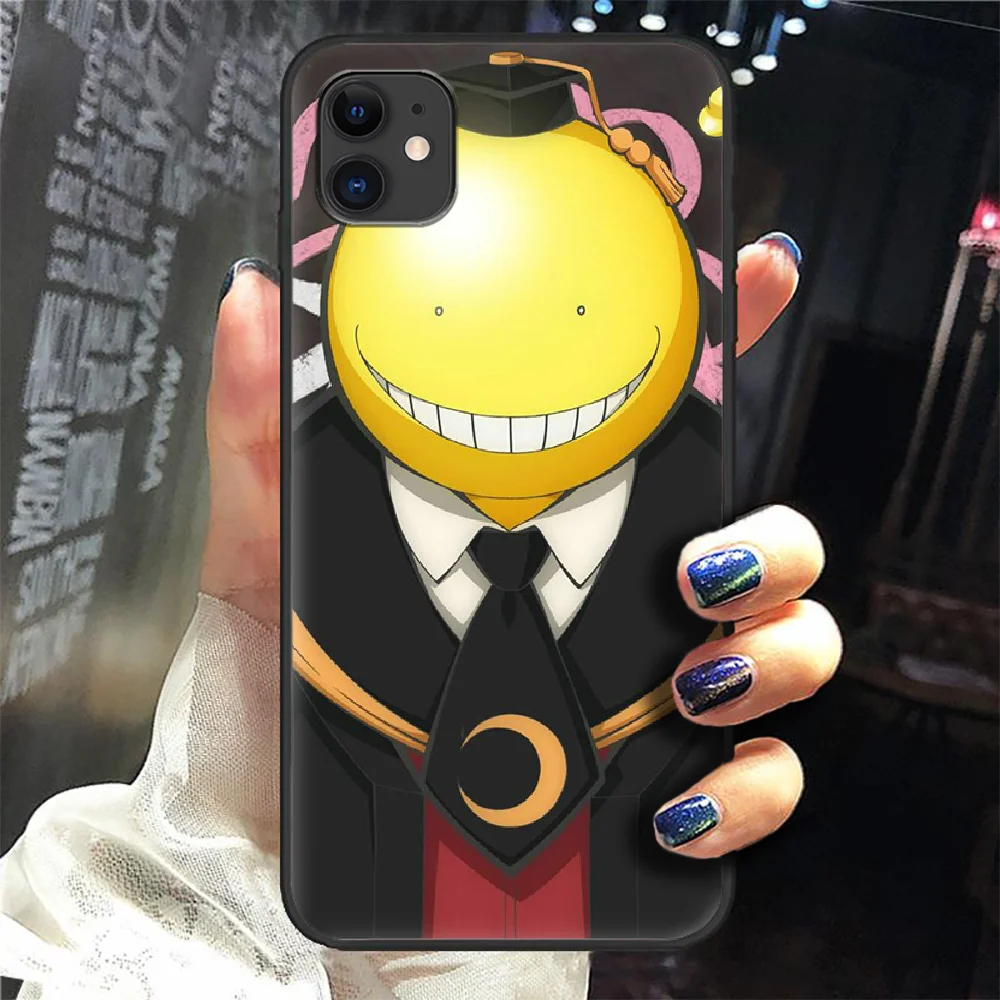 

Anime Assassination Classroom Phone Case Cover Hull For iphone 5 5s se 2 6 6s 7 8 12 mini plus X XS XR 11 PRO MAX black