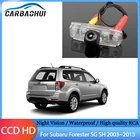 Резервная камера заднего вида с ночным видением, водонепроницаемая фотокамера с подсветильник кой для Subaru Forester SG SH 2003  2013