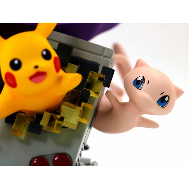 Статуя Takara tomy Resin Gameboy Pika Mew Charizar Pokemone Action фигура аниме коллекционные подарки