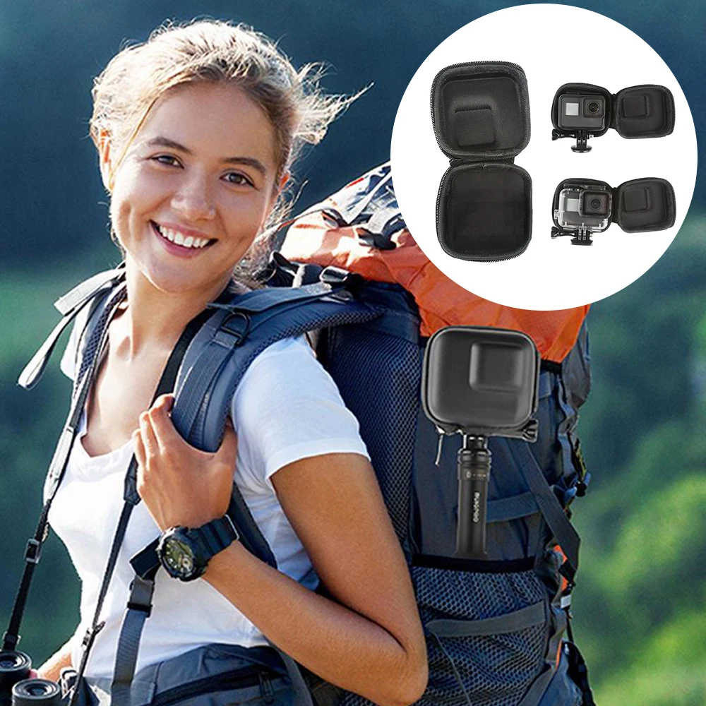 

Для GOPRO Hero5/6/7 Мини Дорожная сумка чехол противоударный защитный чехол 8,8x7,5x4,5 см Дорожный Чехол