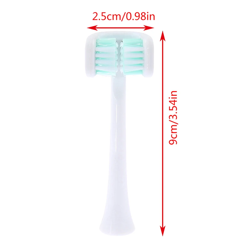 

Three-Side Brush Heads Electric Toothbrush USB Rechargeable Brush Teeth Head