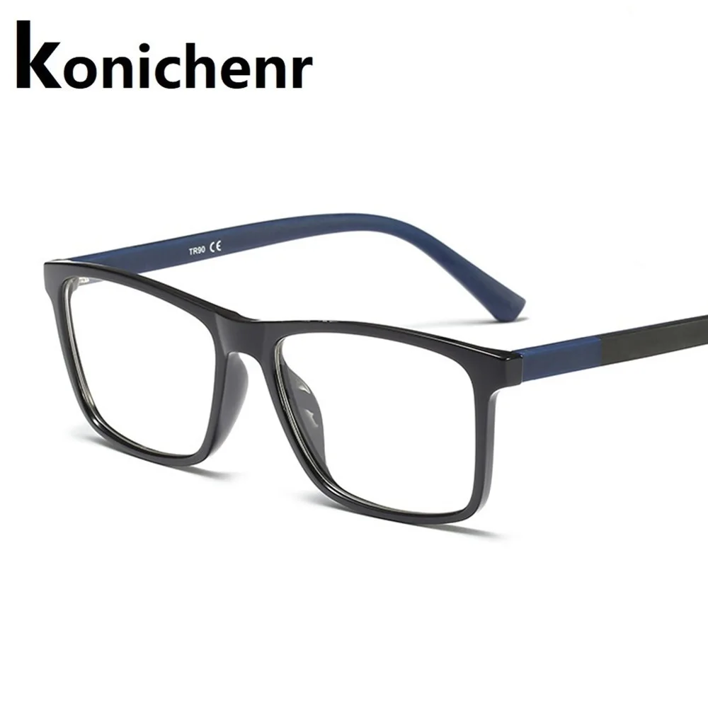 Konichenr Прозрачная Оптическая оправа для очков мужчин женщин винтажная квадратная