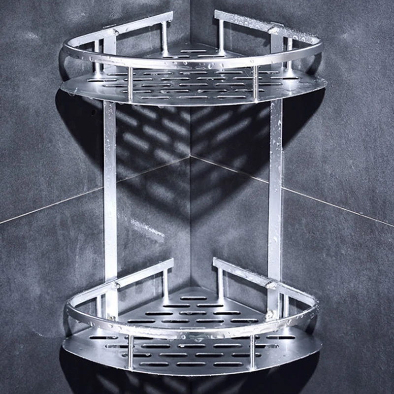 1X двухслойная полка держатель Вешалка для хранения вешалок двойной угол