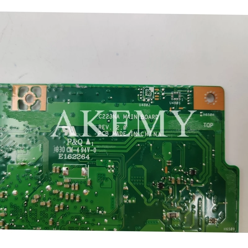 C423NA материнская плата N4200 CPU 4 Гб RAM 64 SSD для ASUS Chromebook C423N C423 C223NA ноутбука | Компьютеры