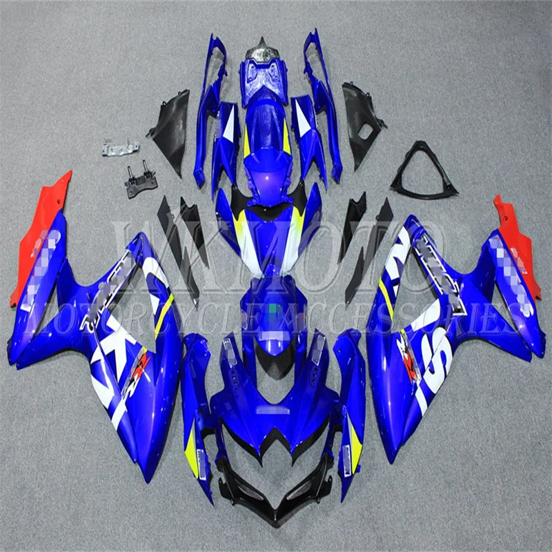 

For Fit SUZUKI GSXR600 GSXR750 K8 2008 2009 2010 Fairing Bodywork Kit Nose Fender Side Cowl Rear Tail Panel S2