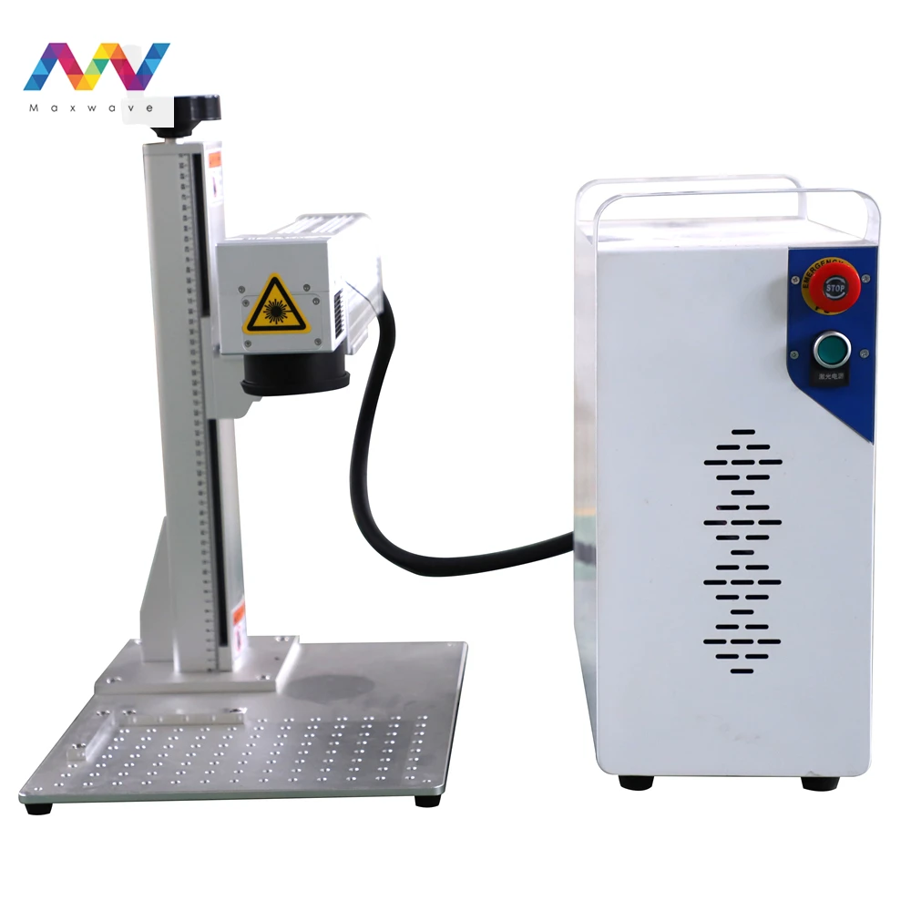 Maxwave JPT mopa волоконная лазерная маркировочная машина для Принтера цветного