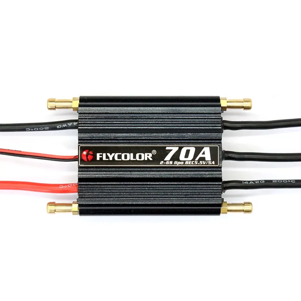 Flycolor 50A 70A 90A 120A 150A бесщеточный ESC 2-6S RC лодки водонепроницаемые с BEC/система