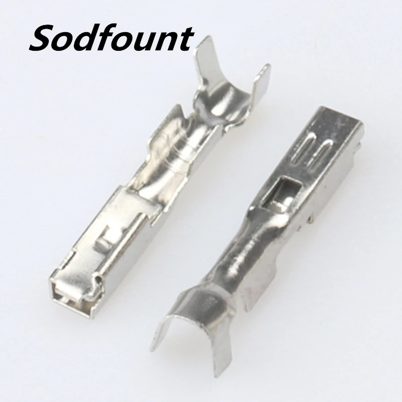 100 шт H62 латунная Луженая 2,2 мм Штекерная Клеммная колодка для автомобиля DJ624-2.2 × A